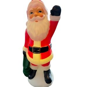 Santa Blow Mold 11.5” tall Battery Operated Lights Up 2021 PAC